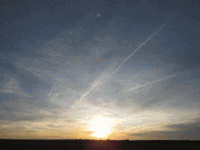 Puesta de sol desde Camino las Navas. 7-2-2015
