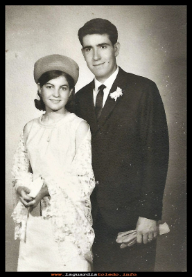 Novio y madrina de boda
Rosario Tejero, madrina y José Pedraza, novio.
Boda de José Pedraza y Eduarda Orgaz 1967
Palabras clave:  padrinos boda Rosario