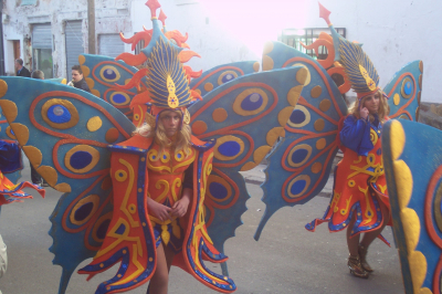 10 de Febrero de 2008. Desfile de Carnaval. Comparsa comarcal
