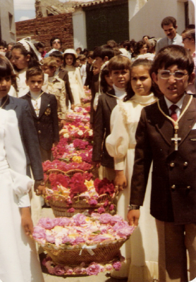 procesion día del Corpus años 70
