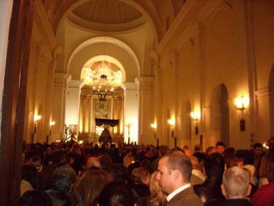 Finalizando la procesión del Viernes Santo , 21 de marzo de 2008
 
Palabras clave: semana santa