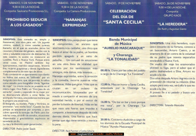 Teatro de Otoño 2011.
Palabras clave: teatro de otoño
