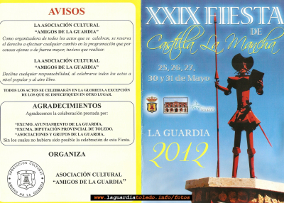 Programa de Fiestas de Castilla la Mancha 2012
Palabras clave: castilla la mancha 2012