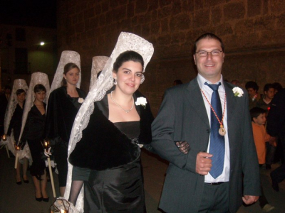 Procesión del Jueves Santo, 9 de abril de 2009
Rita y Mario, reina y mantenedor de las fiestas 2008
Palabras clave: semana santa 2009 reina mantenedor