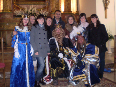 Reyes Magos 2010
Amigos con los Reyes Magos
