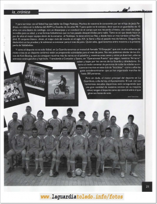  El Balcón de La Guardia
Nº 1 de la revista cultural de información local  el Balcón de La Guardia
Pagina 21
Palabras clave: revista cultural
