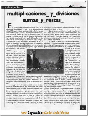  El Balcón de La Guardia
Nº 1 de la revista cultural de información local  El Balcón de La Guardia
Pagina 43

Palabras clave: revista cultural