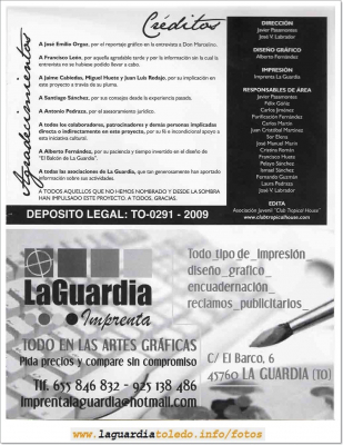 El Balcón de La Guardia
 Nº 1 de la revista cultural de información local  El Balcón de La Guardia
Pagina 47




Palabras clave: revista cultural