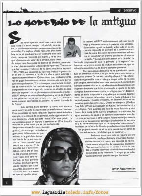 El balcón de La Guardia
 Nº 1 de la revista cultural de información local El Balcón de La Guardia.
Página 6
Palabras clave: revista cultural