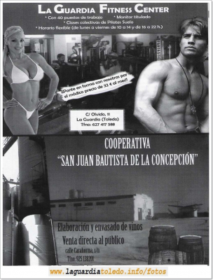 El balcón de La Guardia
 Nº 1 de la revista cultural de información local El Balcón de La Guardia.
Página 4
Palabras clave: revista cultural
