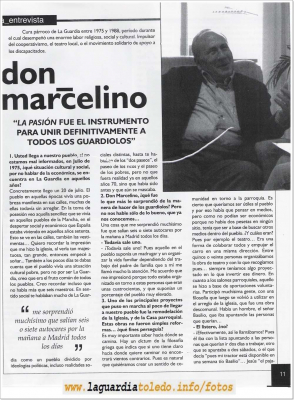 El balcón de La Guardia
 Nº 1 de la revista cultural de información local El Balcón de La Guardia.
Pagina 11
Palabras clave: revista cultural