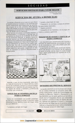 Primer número de "El Balcón de La Guardia" aparecido en el otoño del 1995. Página 11
Palabras clave: el balcon de la guardia
