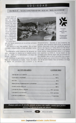 Primer número de "El Balcón de La Guardia" aparecido en el otoño del 1995. Página 16
Palabras clave: el balcon de la guardia