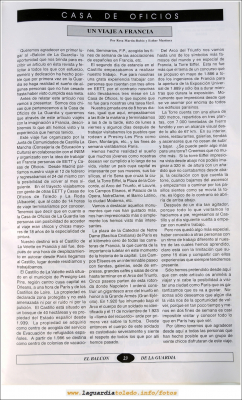 Primer número de "El Balcón de La Guardia" aparecido en el otoño del 1995. Pág.23
Palabras clave: el balcon de la guardia