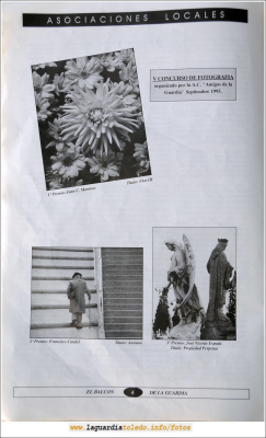 Primer número de "El Balcón de La Guardia" aparecido en el otoño del 1995. Página 6
Palabras clave: el balcon de la guardia 1995
