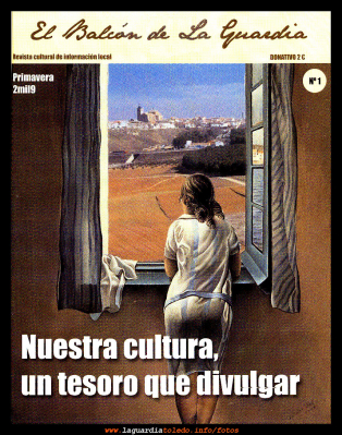 4 de abril de 2009 - El Balcón de La Guardia vuelve a ver la luz.
Para los interesados:
La revista se pueda adquirir en los estancos, en la Caja Rural y en la de Castilla La Mancha.
[url=http://www.laguardiatoledo.info/foro/viewforum.php?id=45][color=blue][b]El balcón de La Guardia en nuestro foro[/b][/color][/url]

Palabras clave: 4 de abril de 2009 - El Balcón de La Guardia vuelve a ver la luz.