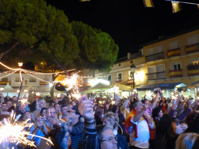 Fiestas 2010
Bailando en la plaza el 26 de septiembre de 2010.
