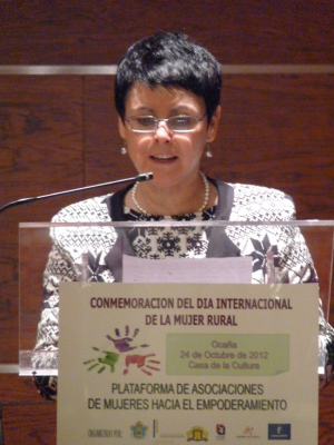Galardonadas
Discurso de agradecimiento por la concesión del galardón a la empresaria-emprendedora  entregado el día internacional de la mujer rural, celebrado en Ocaña el 24 de Octubre del 2012
