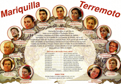 Programa de mano
Taller de Teatro

