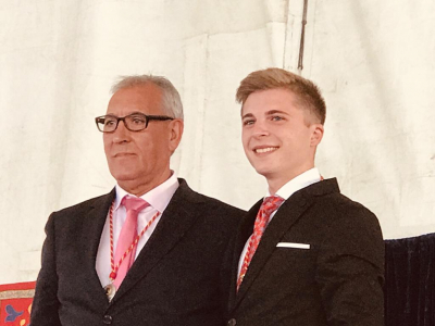 Mantenedores
Julián, mantenedor 2018, junto a Rubén, mantenedor 2019
