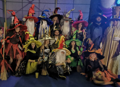El aquelarre del Cuchi
Primer premio del concurso de carnaval celebrado en el pabellón el sábado 29 de febrero de 2020
