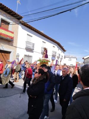 El Santo Niño camino de la iglesia
8-3-2020 Misión Diocesana

