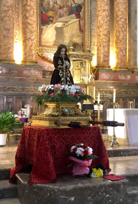El Santo Niño en la iglesia
8-3-2020 con motivo se la Misión Diocesana
