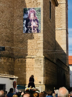 El Santo Niño camino de la iglesia
8-3-2020
