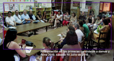 Presentación de las primaras candidatas a damas y reina 2010, sábado 10 julio 2010
Palabras clave: Presantación de las primaras candidatas a damas y reina 2010, sábado 10 julio 2010