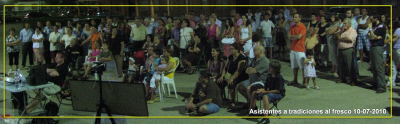'Tradiciones al fresco' asistentes al pase del 10 Julio 2010
Palabras clave: 'Tradiciones al fresco' asistentes al pase del 10 Julio 2010