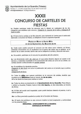 Consurso de carteles para este año 2019
