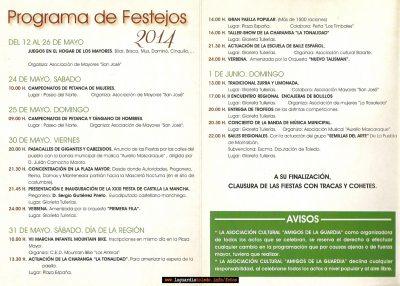 Programa 2014
Programa de Fiestas Castilla la Mancha 2014
Palabras clave: programa fiestas castilla la mancha 2014