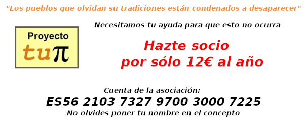 BIZUM AL 669156406

No olvides poner tu nombre en el concepto.
Palabras clave: cuota socio