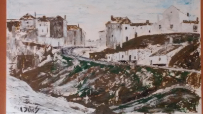 Pintura de Martín Dones
Uno de los cuadros que hay en casa de Cristóbal Peláez Martínez pintado por el pintor de la Guardia Martín Dones Martínez por el año 1970.
