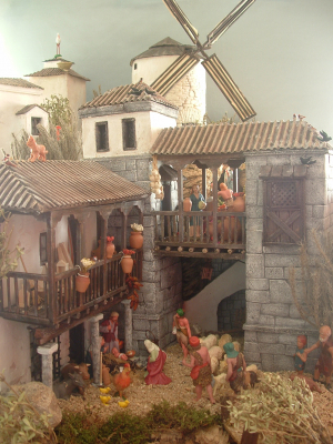 Belen manchego, fuera de la mancha. De una familia de guardiolos, Felices Fiestas
