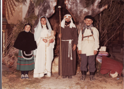 BELEN NAVIDAD 1980-1981
Belen viviente en la Iglesia en la navidad de 1980. 
Palabras clave: belen viviente 1980