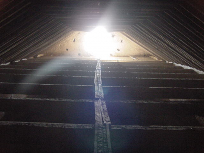 ESTRUCTURA DE CUBIERTA DE BÓVEDA CENTRAL
