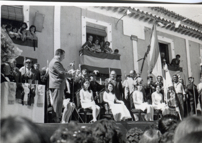 Coronación reina y damas. Año 1969
Coronación de la reina y las damas de las fiestas del año 1969
