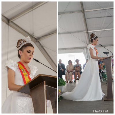 Discurso de Claudia Araque
Discurso de Claudia Sanchez Araque ya coronada como reina de las fiestas del 2017
