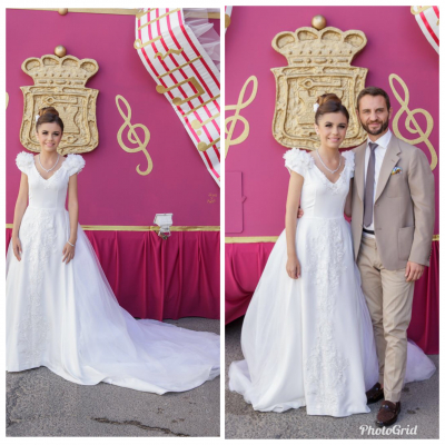 Fiestas 2017
Reina y mantenedor antes del desfile de carrozas el día 24-09-2017
