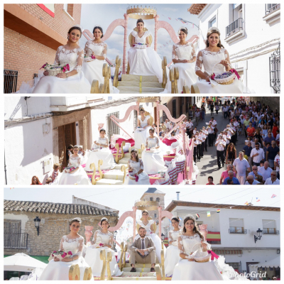 Fiestas 2017
Reina y damas  en el desfile de carrozas el día 24 de septiembre de 2017
